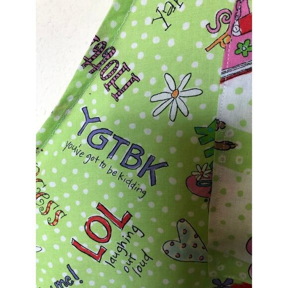 Made Especially for You Girls Apron Friendship Novelty Girls Gift Cotton Green - Picture 12 of 14